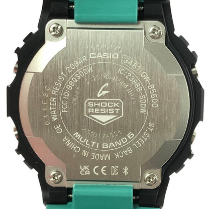【中古美品】【メンズ】 G-SHOCK ジーショック DIGITAL GW-B5600BL-1 デジタル タフソーラー 時計 196-260620-ty-06-tagh カラー：ブラック/グリーン 万代Net店