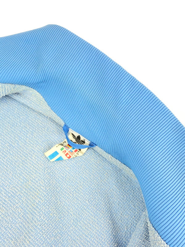 【現状渡し品】【メンズ】 ADIDAS アディダス TRACK JACKET トラックジャケット 万国旗タグ ライトアウター 146-231009-kk-18-tag サイズ：US XS カラー：ライトブルー 万代Net店