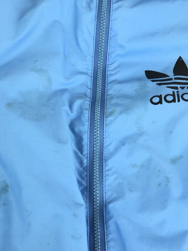 【現状渡し品】【メンズ】 ADIDAS アディダス TRACK JACKET トラックジャケット 万国旗タグ ライトアウター 146-231009-kk-18-tag サイズ：US XS カラー：ライトブルー 万代Net店