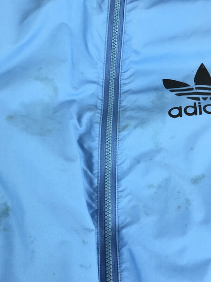 【現状渡し品】【メンズ】 ADIDAS アディダス TRACK JACKET トラックジャケット 万国旗タグ ライトアウター 146-231009-kk-18-tag サイズ：US XS カラー：ライトブルー 万代Net店