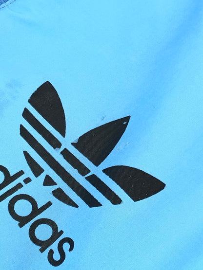 【現状渡し品】【メンズ】 ADIDAS アディダス TRACK JACKET トラックジャケット 万国旗タグ ライトアウター 146-231009-kk-18-tag サイズ：US XS カラー：ライトブルー 万代Net店