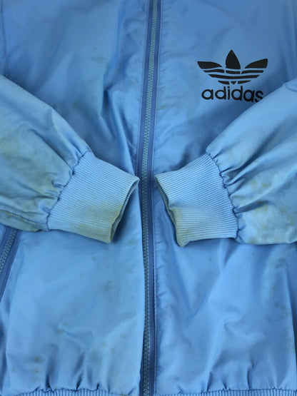 【現状渡し品】【メンズ】 ADIDAS アディダス TRACK JACKET トラックジャケット 万国旗タグ ライトアウター 146-231009-kk-18-tag サイズ：US XS カラー：ライトブルー 万代Net店