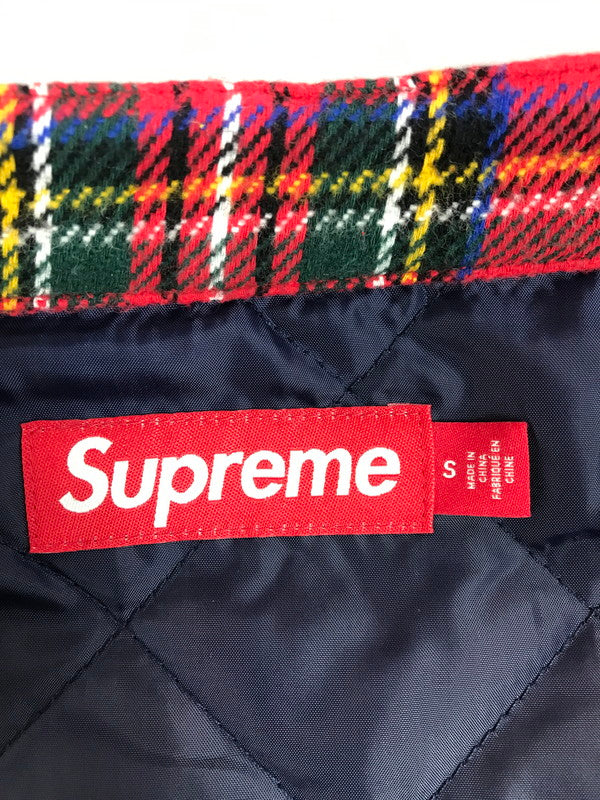 【中古品】【メンズ】 Supreme シュプリーム 23AW TARTAN FLANNEL HOODED SHIRT タータンチェック フランネル フーデッドシャツ 長袖シャツ 149-250807-hi-10-tag サイズ：S カラー：レッド 万代Net店
