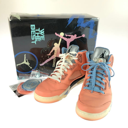 【中古品】【メンズ】 NIKE ナイキ AIR JORDAN 5 RETRO SP DV4982ー641 エアジョーダン5 レトロSP スニーカー 靴 160-250810-rt-18-tag サイズ：26.5ｃｍ ＵＳ8.5 カラー：クリムゾン ブリス/レチェ ブルーセイル 万代Net店