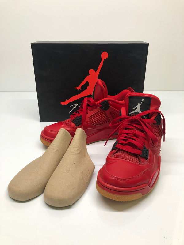 【中古品】【メンズ/レディース】 NIKE ナイキ AV3914-600 WMNS AIR JORDAN 4 RETRO FIRE RED SINGLES DAY 2018 靴 シューズ スニーカー 160-260823-AS-12-hon サイズ：26cm カラー：レッド 万代Net店