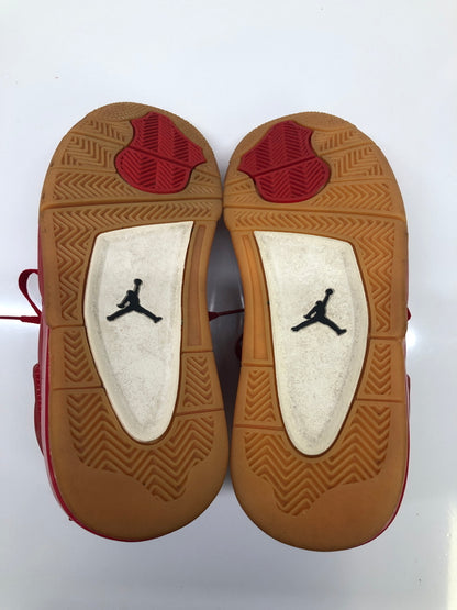 【中古品】【メンズ/レディース】 NIKE ナイキ AV3914-600 WMNS AIR JORDAN 4 RETRO FIRE RED SINGLES DAY 2018 靴 シューズ スニーカー 160-260823-AS-12-hon サイズ：26cm カラー：レッド 万代Net店