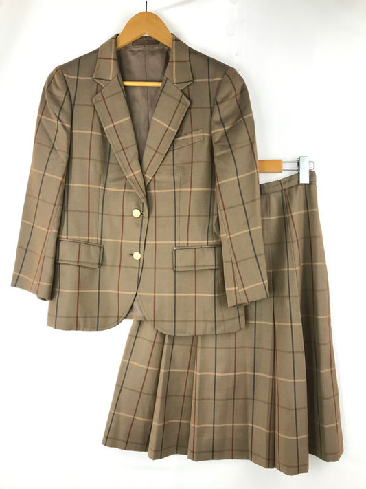 【中古品】【レディース】 BURBERRY バーバリー JACKET AND SKIRT SETUP FJ013-301 ジャケット スカート セットアップ 168-250415-yk-23-tag サイズ：表記なし カラー：ブラウン 万代Net店