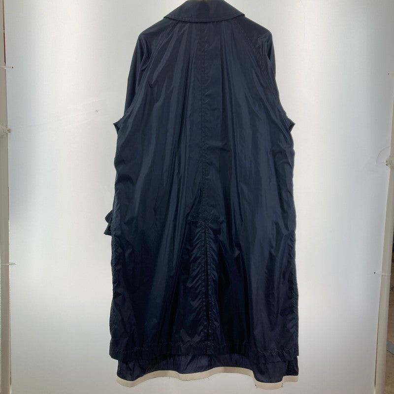 【中古美品】【メンズ】 未使用品 BY H 21SS-CO01 REVERSIBLE COAT リバーシブル コート ナイロン コート アウター 古着 140-250522-mh-01-fuz サイズ：2 カラー：ネイビー 万代Net店
