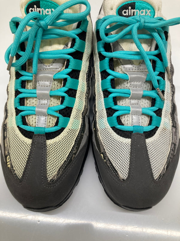 【現状渡し品】【メンズ】 NIKE ナイキ × ATOMOS アトモス 別注 コラボ AIR MAX 95 PRNT WE LOVE NIKE AQ0925-001 エアマックス95 プリント ウィー ラブ ナイキ スニーカー 靴 160-260718-kk-08-hon カラー：BLACK/CLEAR JADE-MEDIUM ASH 万代Net店