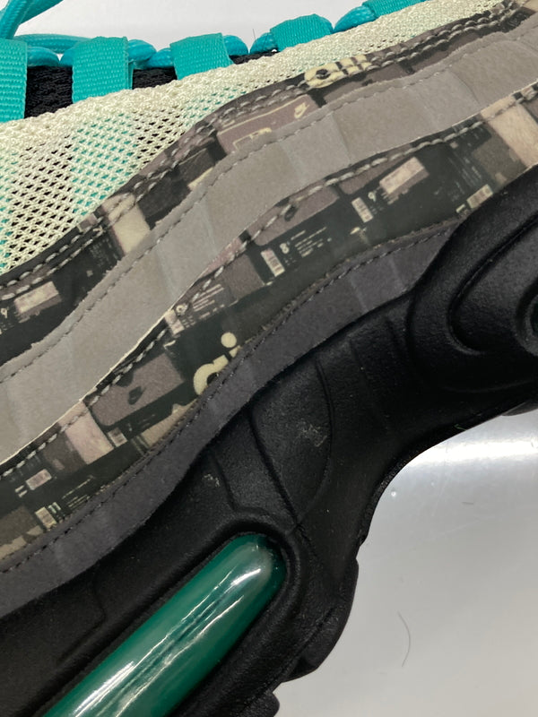 【現状渡し品】【メンズ】 NIKE ナイキ × ATOMOS アトモス 別注 コラボ AIR MAX 95 PRNT WE LOVE NIKE AQ0925-001 エアマックス95 プリント ウィー ラブ ナイキ スニーカー 靴 160-260718-kk-08-hon カラー：BLACK/CLEAR JADE-MEDIUM ASH 万代Net店