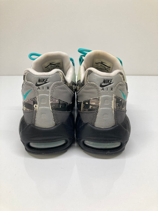 【現状渡し品】【メンズ】 NIKE ナイキ × ATOMOS アトモス 別注 コラボ AIR MAX 95 PRNT WE LOVE NIKE AQ0925-001 エアマックス95 プリント ウィー ラブ ナイキ スニーカー 靴 160-260718-kk-08-hon カラー：BLACK/CLEAR JADE-MEDIUM ASH 万代Net店