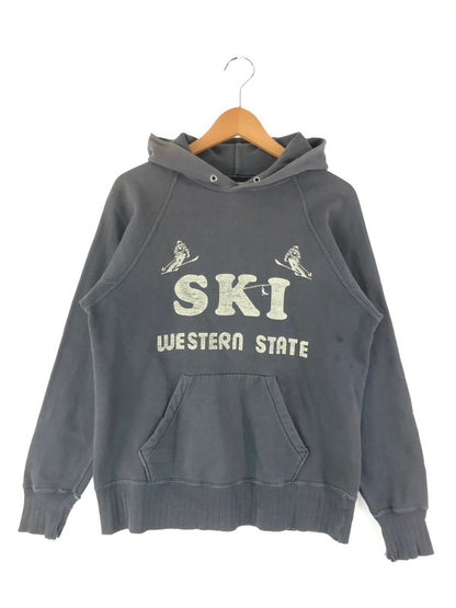 【現状渡し品】【メンズ】 DUBBLE WORKS ダブルワークス SKI WESTERN STATE PULLOVER HOODIE プルオーバーフーディー パーカー 145-240219-kk-25-tag サイズ：S カラー：DARK GRAY 万代Net店