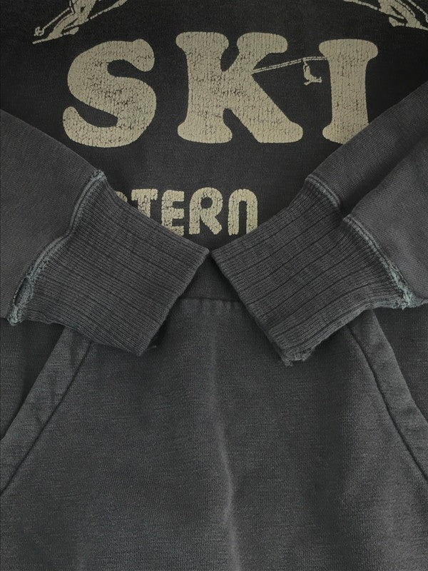 【現状渡し品】【メンズ】 DUBBLE WORKS ダブルワークス SKI WESTERN STATE PULLOVER HOODIE プルオーバーフーディー パーカー 145-240219-kk-25-tag サイズ：S カラー：DARK GRAY 万代Net店