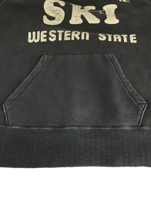 【現状渡し品】【メンズ】 DUBBLE WORKS ダブルワークス SKI WESTERN STATE PULLOVER HOODIE プルオーバーフーディー パーカー 145-240219-kk-25-tag サイズ：S カラー：DARK GRAY 万代Net店