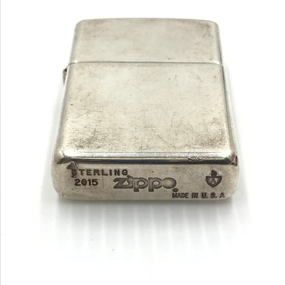 【中古品】【メンズ/レディース】 ZIPPO ジッポ STERLING SILVER ARMOR スターリングシルバー アーマー オイルライター 喫煙具 15年製造 206-240710-hi-08-tag カラー：シルバー 万代Net店