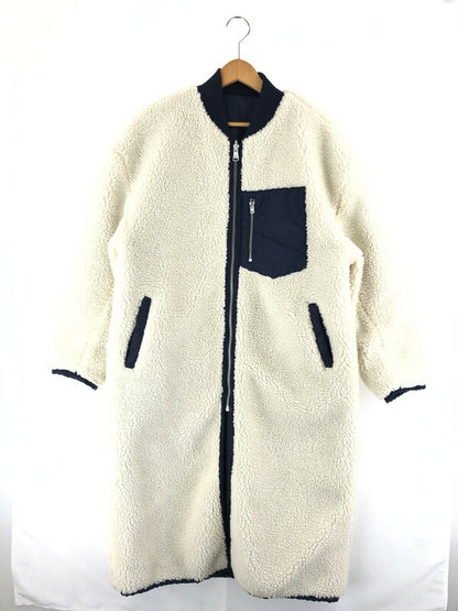 【中古品】【メンズ】 NO ID. ノーアイディー 19AW REVERSIBLE BOA COAT 845006-276C リバーシブル ボアコート アウター 140-231029-kk-01-tag サイズ：ONE カラー：アイボリー/ネイビー 万代Net店
