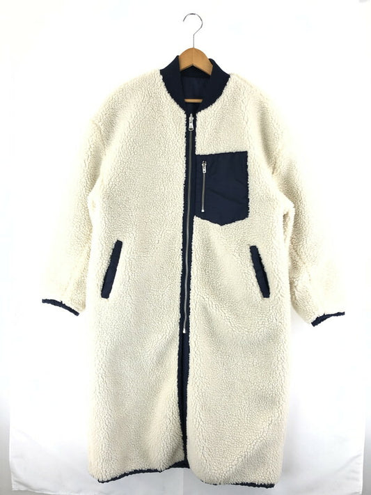 【中古品】【メンズ】 NO ID. ノーアイディー 19AW REVERSIBLE BOA COAT 845006-276C リバーシブル ボアコート アウター 140-231029-kk-01-tag サイズ：ONE カラー：アイボリー/ネイビー 万代Net店