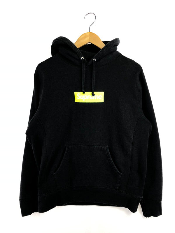 【中古品】【メンズ】 SUPREME シュプリーム 17AW BOX LOGO HOODED SWEATSHIRT ボックスロゴ フーデッド スウェットシャツ パーカー 149-260513-na-04-tagh サイズ：M カラー：ブラック 万代Net店