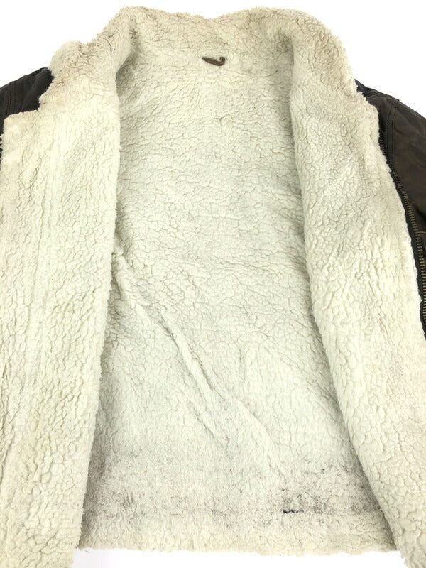 【現状渡し品】【メンズ】 UNKNOWN VINTAGE LEATHER FLIGHT JACKET ヴィンテージ レザーフライトジャケット アウター 145-230930-kk-21-tag サイズ：L カラー：ブラウン 万代Net店