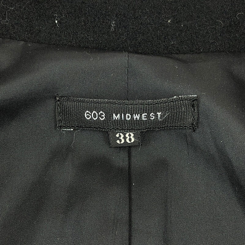 【中古品】【メンズ】 MIDWEST ミッドウエスト WOOL COAT 14AW30100 ウールコート アウター 140-220210-rs-11-tag サイズ：38 カラー：ブラック 万代Net店