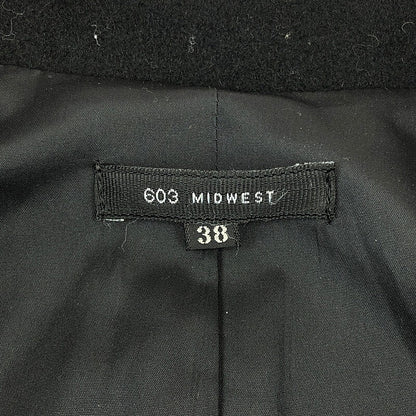 【中古品】【メンズ】 MIDWEST ミッドウエスト WOOL COAT 14AW30100 ウールコート アウター 140-220210-rs-11-tag サイズ：38 カラー：ブラック 万代Net店