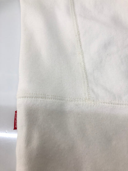 【中古品】【メンズ】 Supreme シュプリーム × Comme des Garcons SHIRT コムデギャルソンシャツ 別注 コラボ 17SS BOX LOGO HOODED SWEATSHIRT ボックスロゴ フーデッドスウェットシャツ パーカー 149-260711-kk-07-hon サイズ：M カラー：ホワイト 万代Net店