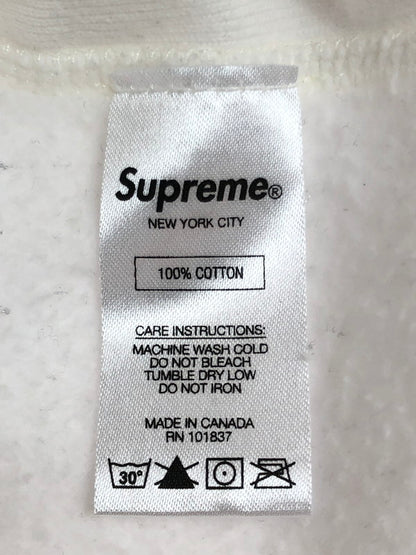 【中古品】【メンズ】 Supreme シュプリーム × COMME DES GARCONS コムデギャルソン コラボ BOX LOGO HOODIE ボックスロゴ フーディー パーカー トップス 149-250731-yy-02-tag サイズ：M カラー：ホワイト 万代Net店