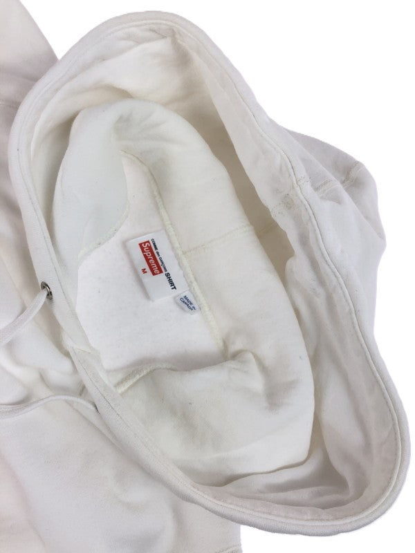 【中古品】【メンズ】 Supreme シュプリーム × COMME DES GARCONS コムデギャルソン コラボ BOX LOGO HOODIE ボックスロゴ フーディー パーカー トップス 149-250731-yy-02-tag サイズ：M カラー：ホワイト 万代Net店