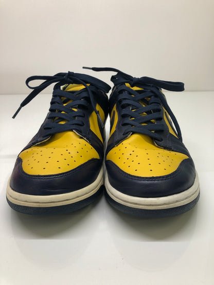 【中古品】【メンズ】 NIKE ナイキ DD1391-700 DUNK LOW RETRO MICHIGAN 靴 シューズ スニーカー 160-260823-AS-9-hon サイズ：28cm カラー：ブラック/イエロー 万代Net店