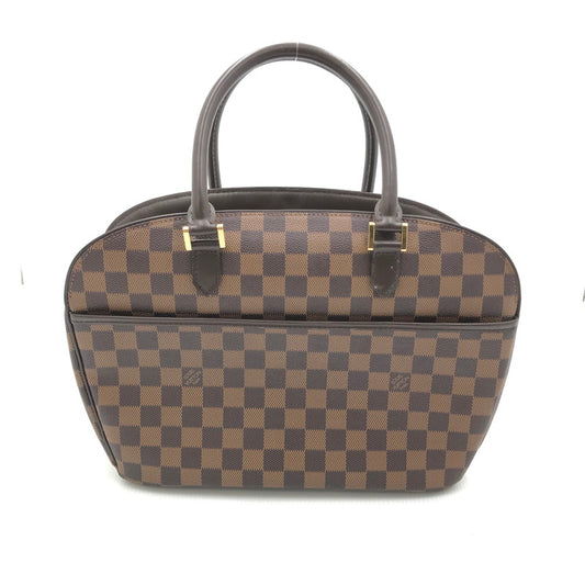 【中古品】【レディース】 ダミエ サリア オリゾンタル N51282 ルイヴィトン カバン ハンドバッグ 179-230915-kk-29-tag カラー：エベヌ 万代Net店