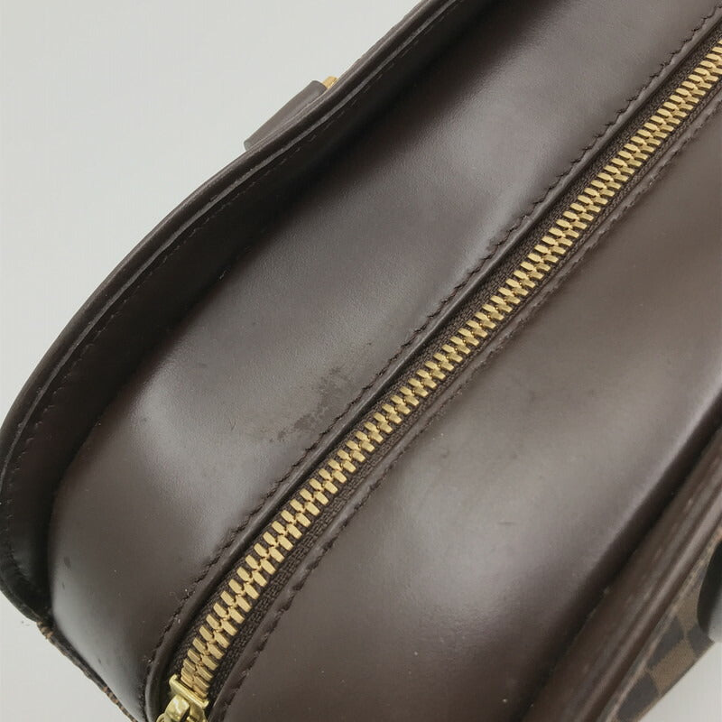 【中古品】【レディース】 ダミエ サリア オリゾンタル N51282 ルイヴィトン カバン ハンドバッグ 179-230915-kk-29-tag カラー：エベヌ 万代Net店