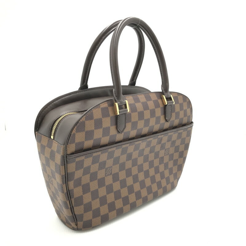 【中古品】【レディース】 ダミエ サリア オリゾンタル N51282 ルイヴィトン カバン ハンドバッグ 179-230915-kk-29-tag カラー：エベヌ 万代Net店