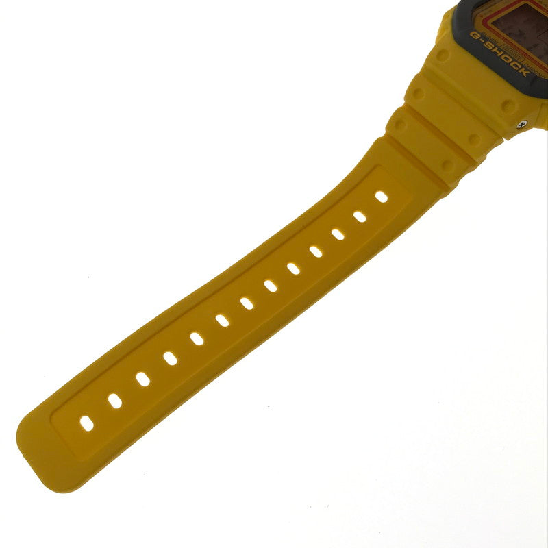 【中古美品】【メンズ】 G-SHOCK ジーショック 5600 SERIES DW-5610Y-9DR デジタル クォーツ 腕時計 アクセサリー 196-260620-rt-07-tagh カラー：イエロー 万代Net店