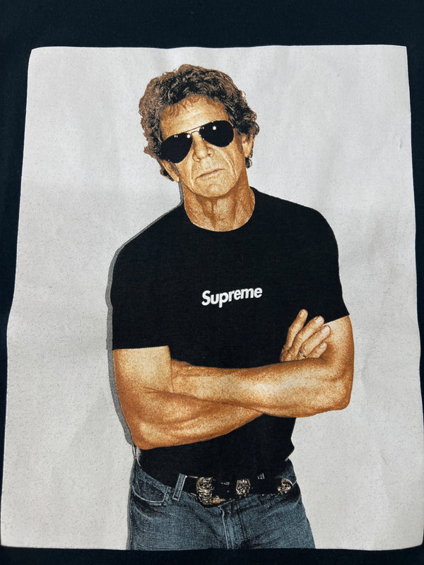 【中古品】【メンズ】 Supreme シュプリーム 09SS Lou Reed TEE ルー・リード Tシャツ 半袖 トップス 149-260711-kk-01-hon サイズ：S カラー：ブラック 万代Net店