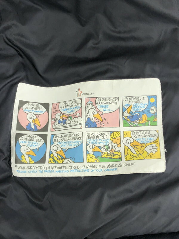 【中古品】【メンズ】 MONCLER モンクレール MONTGENEVRE D20914033805 54272 モンジュネーブ ダウンジャケット アウター 141-231009-kk-38-tag カラー：ネイビー 万代Net店