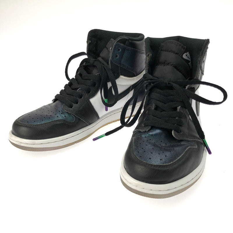 【中古品】【メンズ】 AIR JORDAN 1 RTRO HIGH OG ALLSTAR 2017 CHAMELEON 907958-015 エア ジョーダン 1 レトロ ハイ OG オールスターゲーム2017 カメレオン スニーカー 靴 160-250201-hi-25-tag サイズ：26cm US 8 カラー：BLACK/METALLIC SILVER 万代Net店