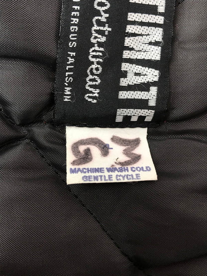 【中古品】【メンズ】 ULTIMATE SPORTWEAR アルティメット スポーツウェア NYLON STADIUM JACKET ナイロン スタジアムジャケット スタジャン アウター 146-260921-na-14-tagh サイズ：サイズ表記なし 下記参照 カラー：ボルドー系 万代Net店