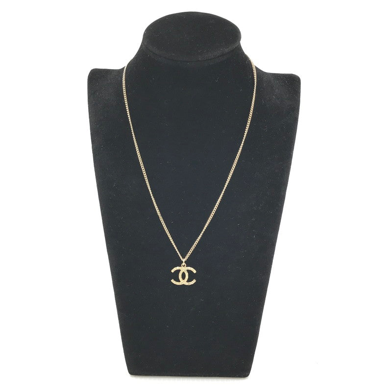 【中古品】【レディース】 CHANEL シャネル ココマーク ライトストーンネックレス ペンダント アクセサリー  182-240410-mo-2-tag カラー：シルバー 万代Net店