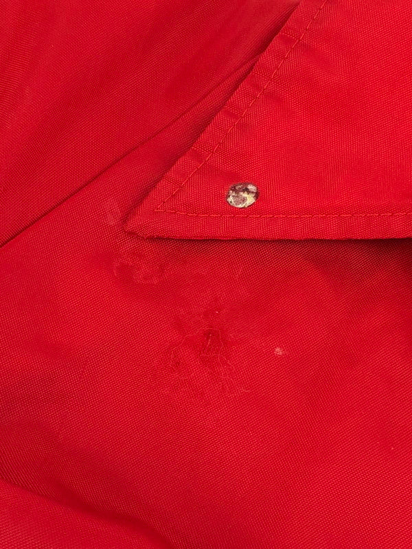 【現状渡し品】【メンズ】 ACTIVE GENERATION アクティブジェネレーション FLEECE COACH JACKET 裏フリース コートジャケット アウター 146-240127-kk-13-tag サイズ：XL カラー：レッド 万代Net店