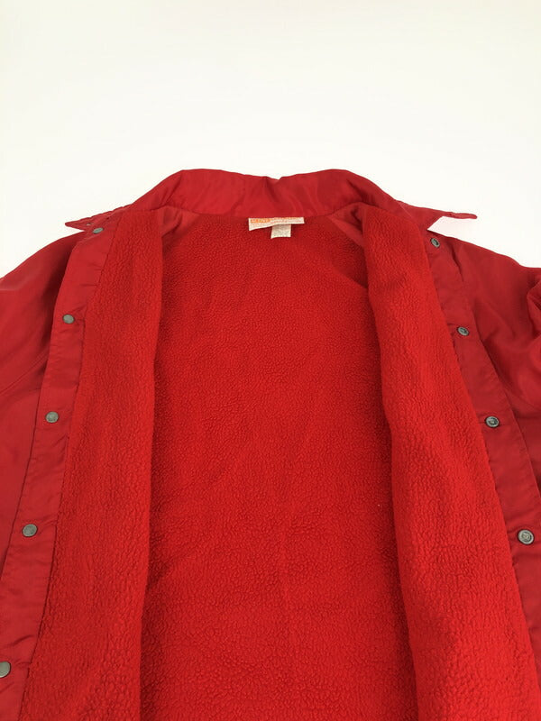 【現状渡し品】【メンズ】 ACTIVE GENERATION アクティブジェネレーション FLEECE COACH JACKET 裏フリース コートジャケット アウター 146-240127-kk-13-tag サイズ：XL カラー：レッド 万代Net店