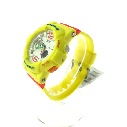 【中古美品】【レディース】 BABY-G ベイビージー BGA-180-9BDR アナログ デジタル クォーツ 海外モデル 腕時計 196-260621-rt-25-tagh カラー：イエロー 万代Net店
