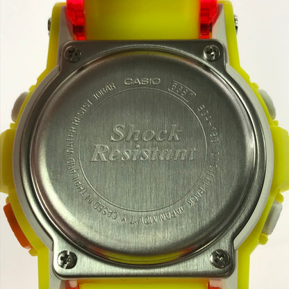 【中古美品】【レディース】 BABY-G ベイビージー BGA-180-9BDR アナログ デジタル クォーツ 海外モデル 腕時計 196-260621-rt-25-tagh カラー：イエロー 万代Net店