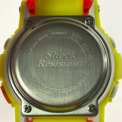 【中古美品】【レディース】 BABY-G ベイビージー BGA-180-9BDR アナログ デジタル クォーツ 海外モデル 腕時計 196-260621-rt-25-tagh カラー：イエロー 万代Net店