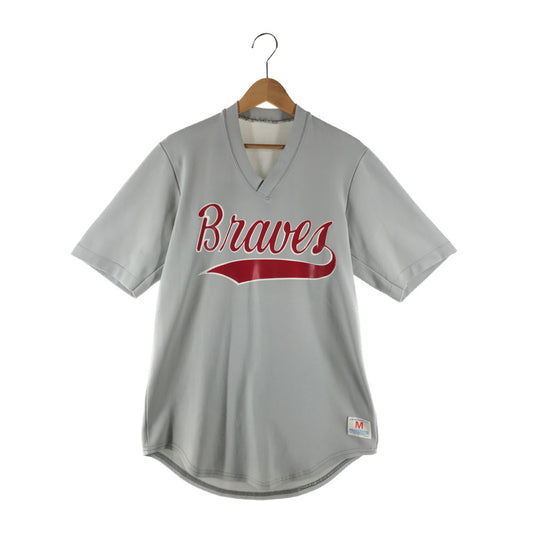 【現状渡し品】【メンズ】 Champion チャンピオン 60's BRAVES BASEBALL T-SHIRT 60年代 ブレーブス ベースボール Tシャツ 半袖Tシャツ 146-230203-mo-05-tag サイズ：M カラー：グレー 万代Net店