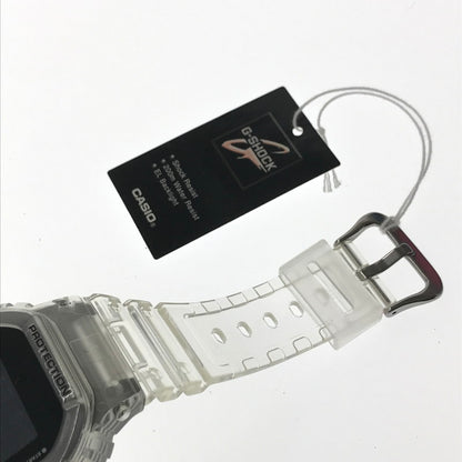 【中古美品】【メンズ】 G-SHOCK ジーショック 5600 SERIES DW-5600SKE-7 デジタル クォーツ 腕時計 アクセサリー 196-260620-rt-04-tagh カラー：クリア 万代Net店
