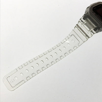 【中古美品】【メンズ】 G-SHOCK ジーショック 5600 SERIES DW-5600SKE-7 デジタル クォーツ 腕時計 アクセサリー 196-260620-rt-04-tagh カラー：クリア 万代Net店