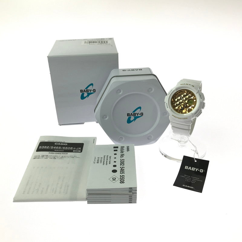 【中古美品】【レディース】 BABY-G ベイビージー BGA-195M-7ADR アナログ デジタル 海外モデル 腕時計 196-260621-rt-24-tagh カラー：ホワイト 万代Net店