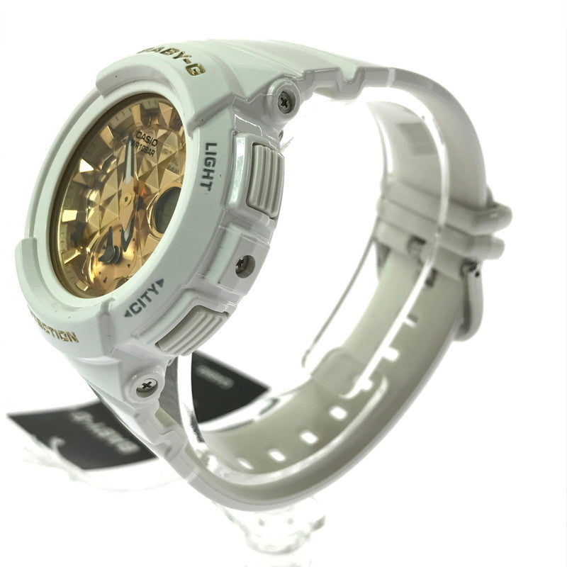 【中古美品】【レディース】 BABY-G ベイビージー BGA-195M-7ADR アナログ デジタル 海外モデル 腕時計 196-260621-rt-24-tagh カラー：ホワイト 万代Net店