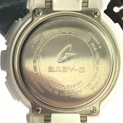 【中古美品】【レディース】 BABY-G ベイビージー BGA-195M-7ADR アナログ デジタル 海外モデル 腕時計 196-260621-rt-24-tagh カラー：ホワイト 万代Net店