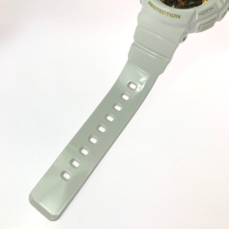 【中古美品】【レディース】 BABY-G ベイビージー BGA-195M-7ADR アナログ デジタル 海外モデル 腕時計 196-260621-rt-24-tagh カラー：ホワイト 万代Net店